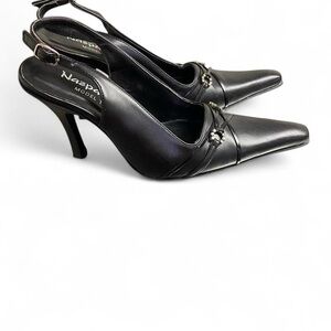 Black Slingback Heels for Women